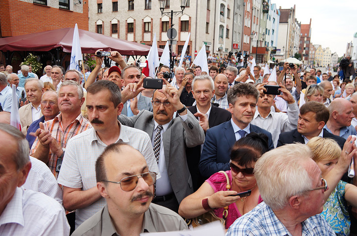 Jarosław Kaczyński w Elblągu zdjęcie nr 72622