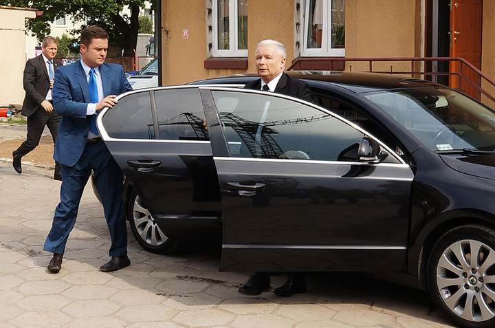 Elbląg Jarosław Kaczyński w Elblągu