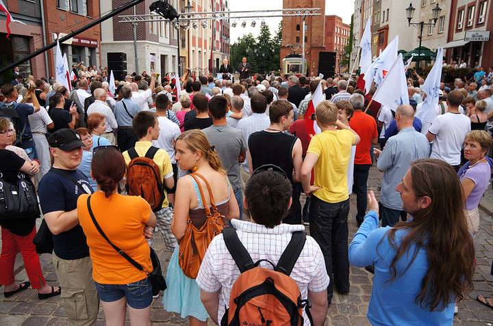 Jarosław Kaczyński w Elblągu zdjęcie nr 72631