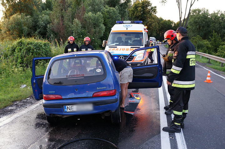 Wypadek między Karczowiskami a Szopami zdjęcie nr 72748