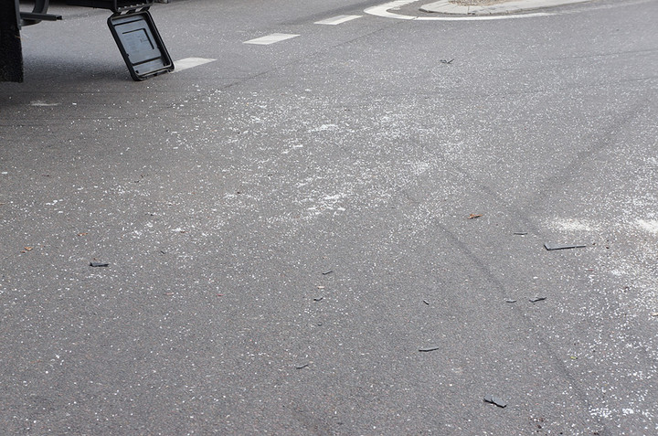 Kazimierzowo: oplem wjechał wprost pod ciężarówkę zdjęcie nr 72972