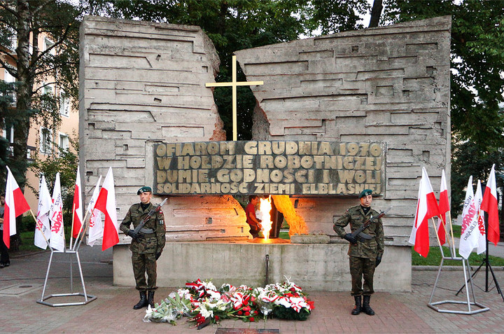 Elbląskie obchody 33. rocznicy Porozumień Sierpniowych zdjęcie nr 74309