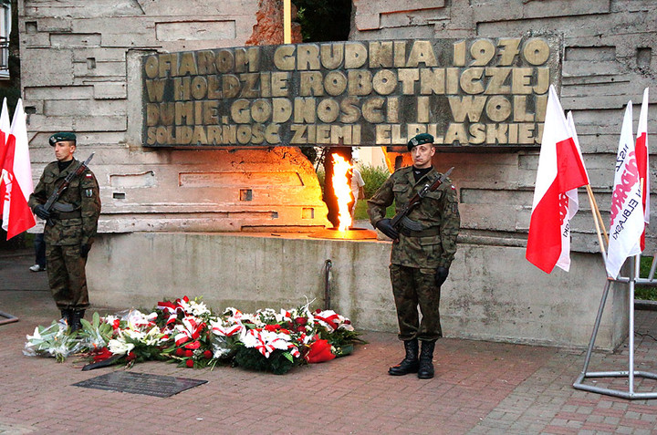 Elbląskie obchody 33. rocznicy Porozumień Sierpniowych zdjęcie nr 74308