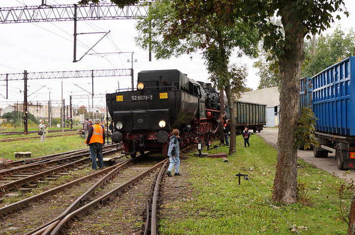 Niemiecki parowóz wypadł z torów zdjęcie nr 76300