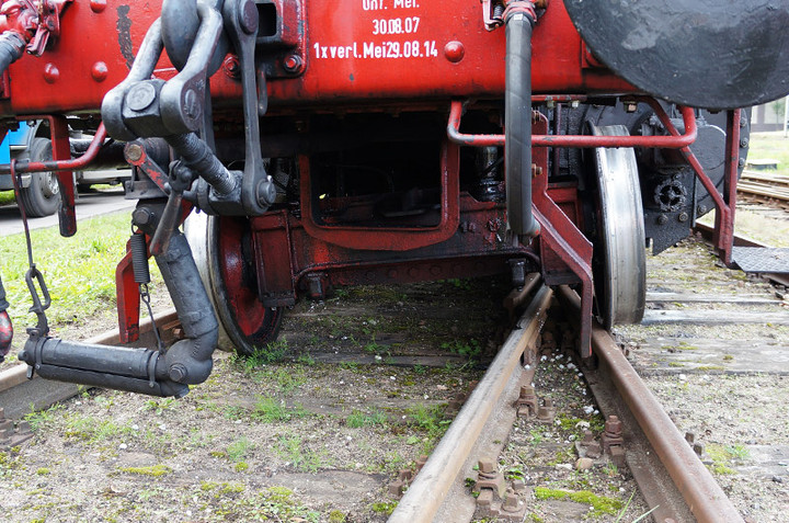 Niemiecki parowóz wypadł z torów zdjęcie nr 76303