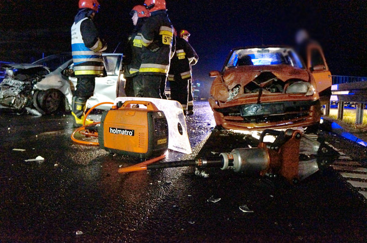 Wypadek na S7 zdjęcie nr 77235