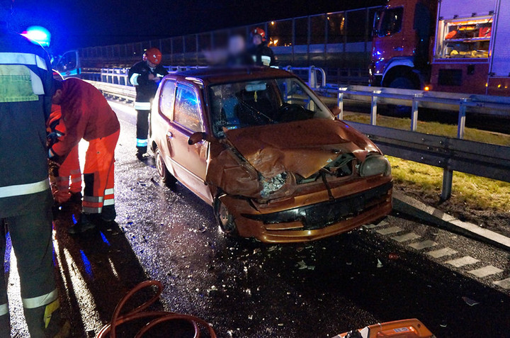Wypadek na S7 zdjęcie nr 77226