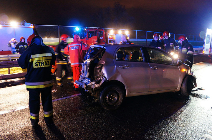 Wypadek na S7 zdjęcie nr 77223