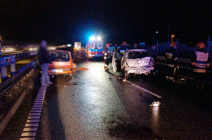 Wypadek na S7 zdjęcie nr 77231