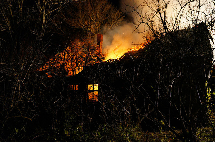 Nocny pożar na Polderowej zdjęcie nr 77532