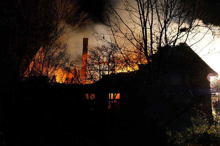 Nocny pożar na Polderowej zdjęcie nr 77535