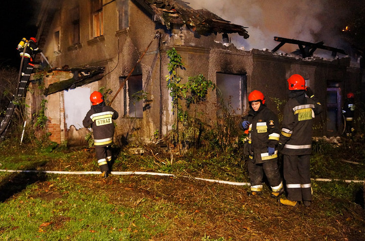 Nocny pożar na Polderowej zdjęcie nr 77527