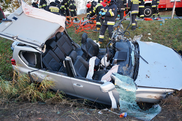 Wypadek między Fiszewem a Jegłownikiem zdjęcie nr 77799