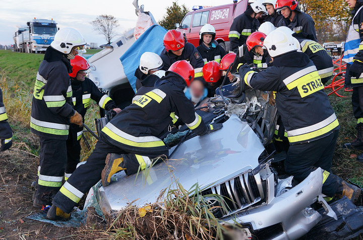 Wypadek między Fiszewem a Jegłownikiem zdjęcie nr 77794