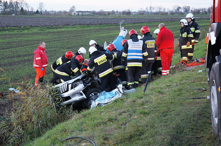 Wypadek między Fiszewem a Jegłownikiem zdjęcie nr 77790