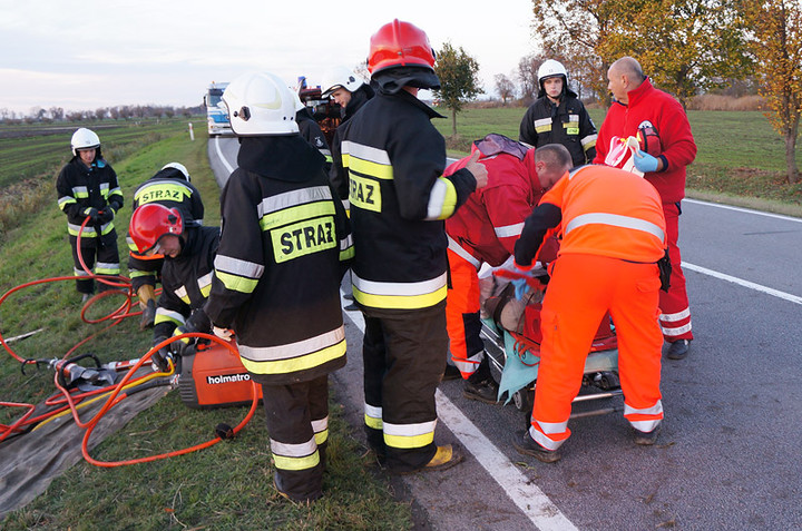 Wypadek między Fiszewem a Jegłownikiem zdjęcie nr 77801