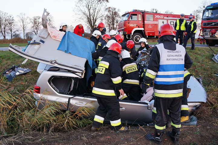 Wypadek między Fiszewem a Jegłownikiem zdjęcie nr 77795