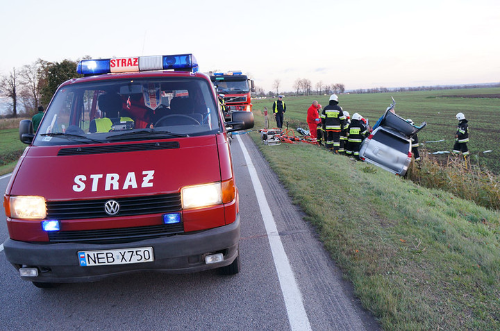 Wypadek między Fiszewem a Jegłownikiem zdjęcie nr 77792