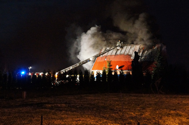 Nocny pożar na Malborskiej zdjęcie nr 80909
