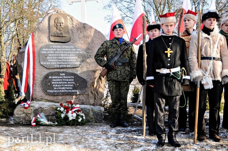 Odsłonięcie tablicy pamiątkowej na Obelisku Romualda Traugutta zdjęcie nr 81478