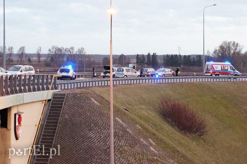 Elbląg Węzeł Wschód: zderzenie czterech pojazdów