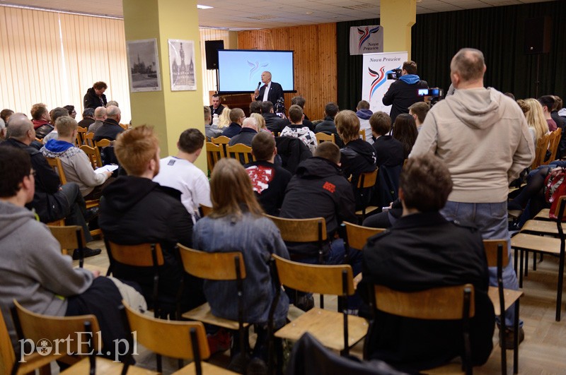 Janusz Korwin-Mikke w Elblągu zdjęcie nr 84570