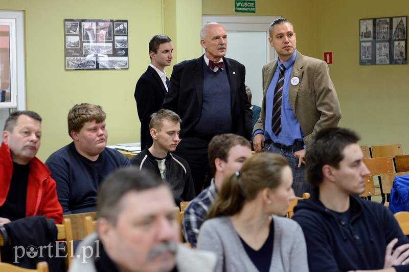 Elbląg Janusz Korwin-Mikke w Elblągu