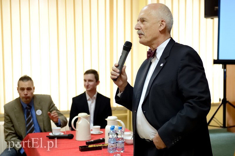 Janusz Korwin-Mikke w Elblągu zdjęcie nr 84561