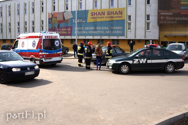 Elbląg Odzieżowa: zderzenie rowerzysty z audi