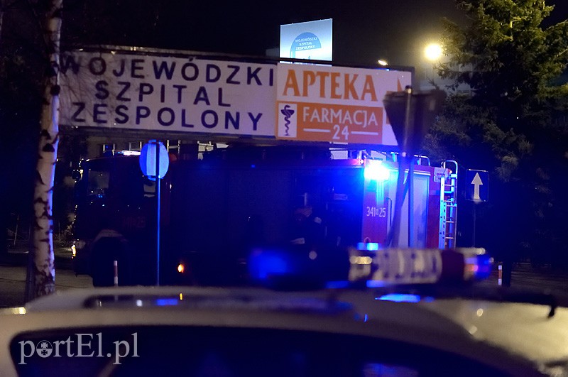 Alarm bombowy w Wojewódzkim Szpitalu Zespolonym zdjęcie nr 84920