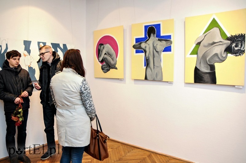 Wernisaż prac uczennic Liceum Plastycznego Samiry Arrami i Natali Magalskie zdjęcie nr 85084