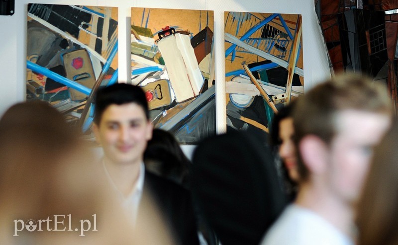 Wernisaż prac uczennic Liceum Plastycznego Samiry Arrami i Natali Magalskie zdjęcie nr 85091