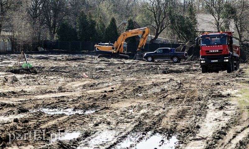Równają teren pod budowę basenu zdjęcie nr 85161