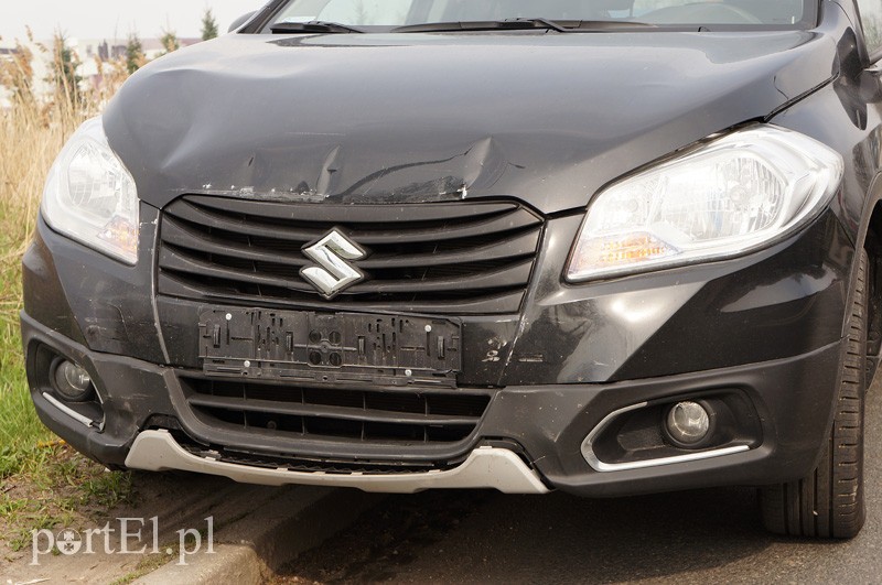 Żuławska: zderzenie przed przejazdem kolejowym zdjęcie nr 85564