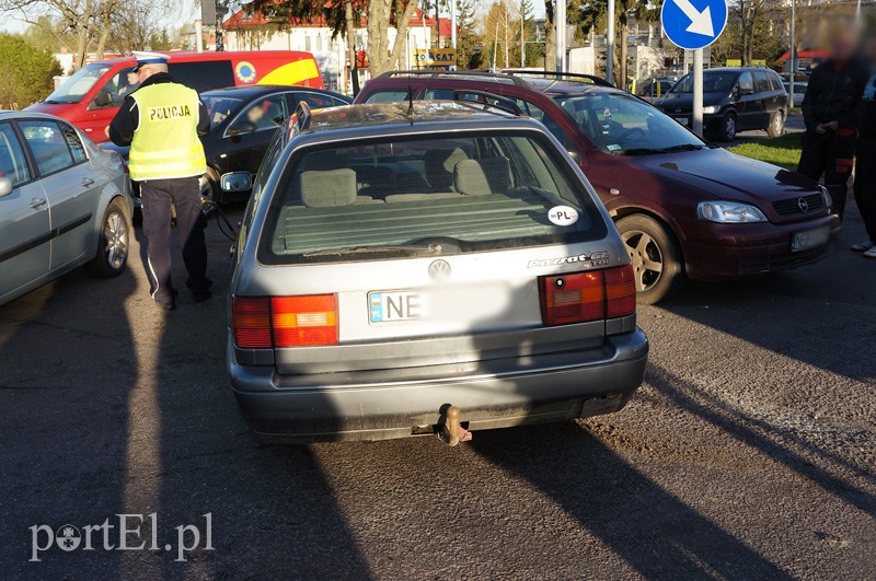 Wypadek na zjeździe z mostu zdjęcie nr 86138