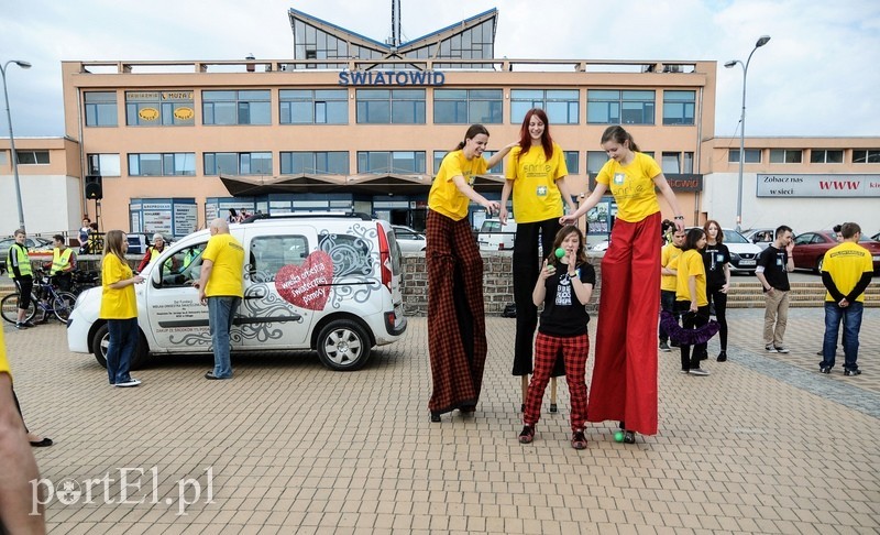 Elbląg Na rowerach dla papieża