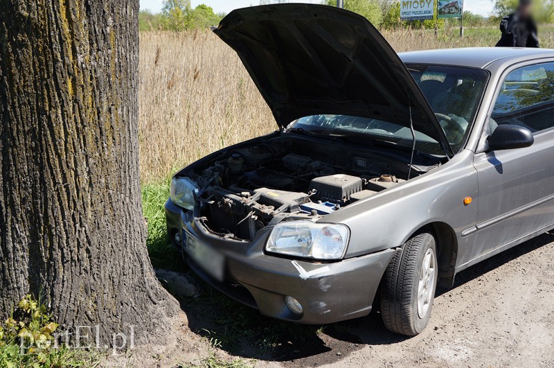 Karczowiska Górne: hyundaiem w drzewo zdjęcie nr 86935