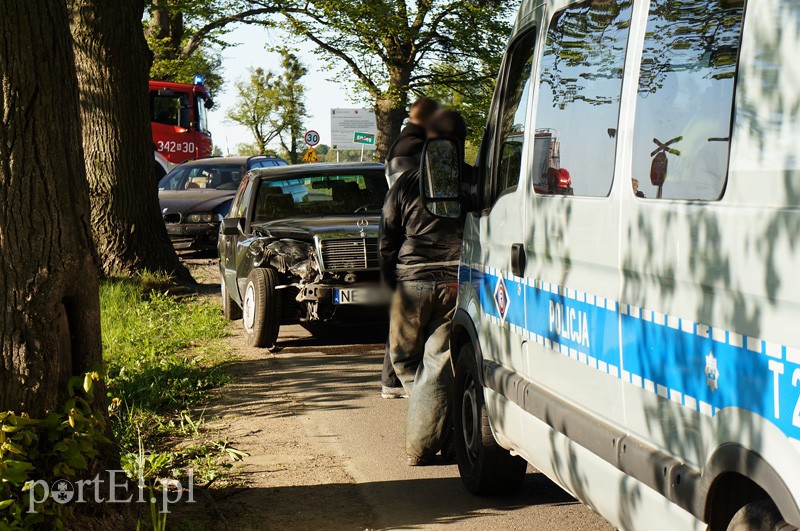 Zderzenie na wylocie z Elbląga zdjęcie nr 87005