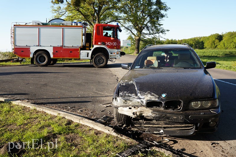 Zderzenie na wylocie z Elbląga zdjęcie nr 86999