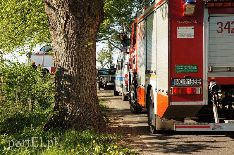 Elbląg Zderzenie na wylocie z Elbląga
