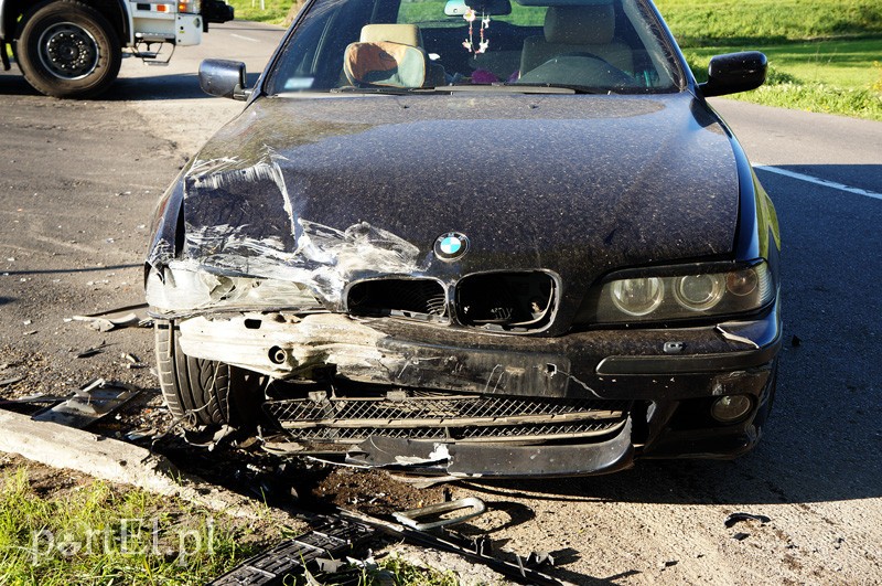 Zderzenie na wylocie z Elbląga zdjęcie nr 87000