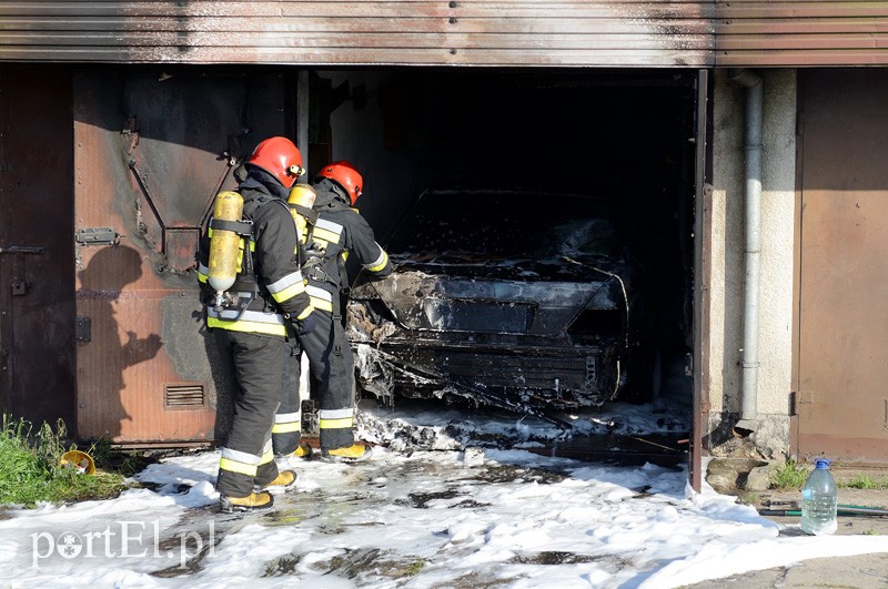 Pożar w garażu przy Malborskiej zdjęcie nr 88129