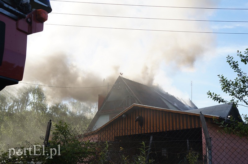 Witkiewicza: pożar domu zdjęcie nr 89437