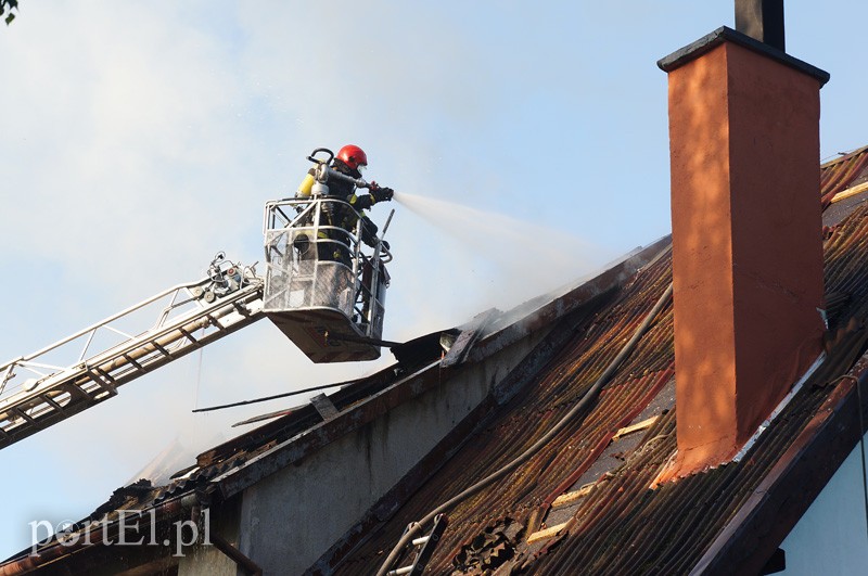 Witkiewicza: pożar domu zdjęcie nr 89454