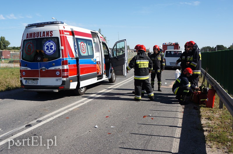 Wypadek w Nowinie: ranny motorowerzysta w szpitalu zdjęcie nr 91227