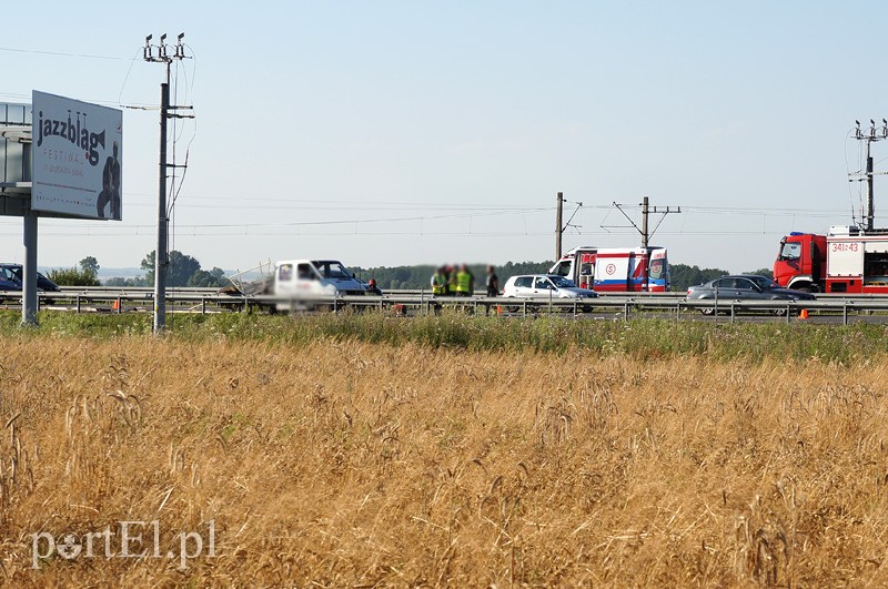 Elbląg Groźne zderzenie na S7