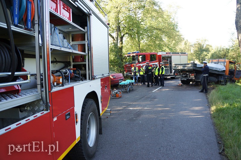 Wypadek na wylocie z Elbląga zdjęcie nr 92890