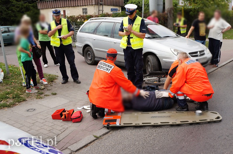 Warszawska: potrącenie pijanego rowerzysty zdjęcie nr 93708