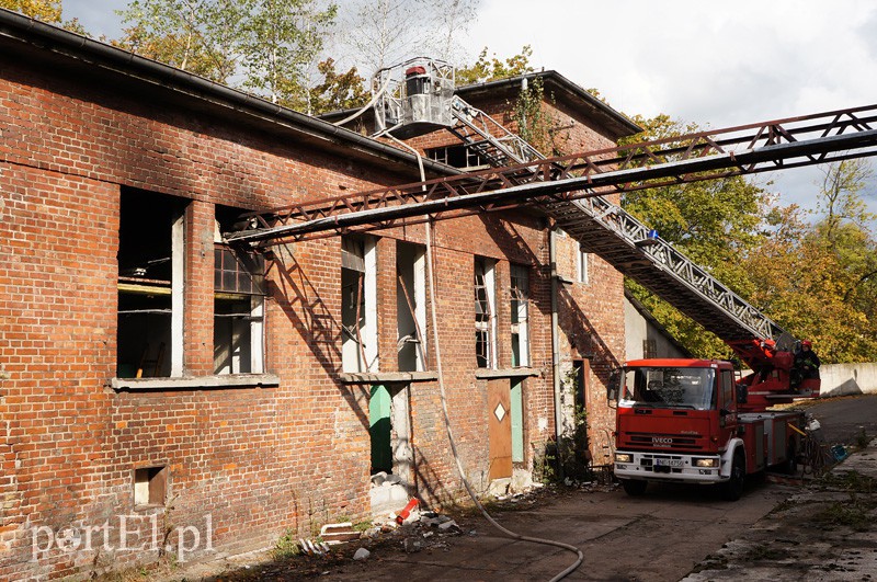 Pożar w budynku dawnej mleczarni zdjęcie nr 94506