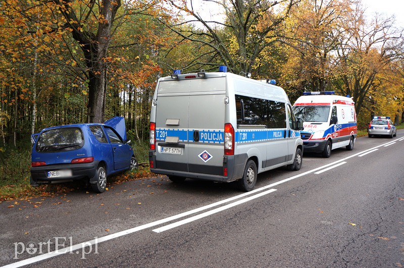 Wypadek między Hutą Żuławską a Pogrodziem zdjęcie nr 95469